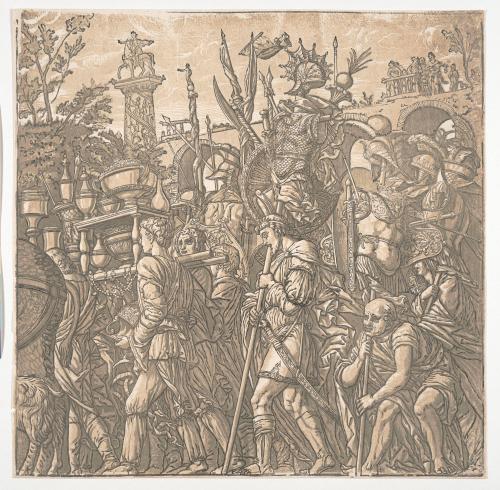 The Triumph of Julius Caesar: The Corselet Bearers (no. 6), after Andrea Mantegna