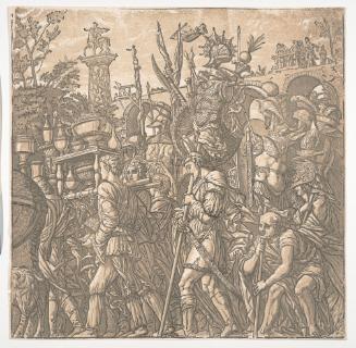 The Triumph of Julius Caesar: The Corselet Bearers (no. 6), after Andrea Mantegna