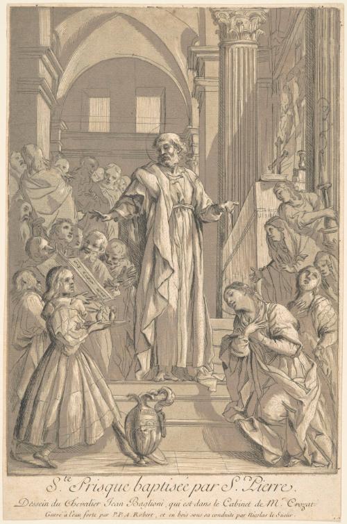 St. Prisca Baptized by St. Peter