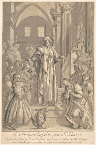 St. Prisca Baptized by St. Peter