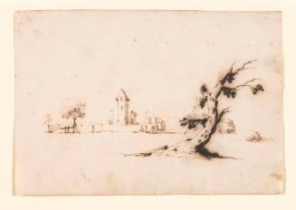 Landscape with Twisted Tree