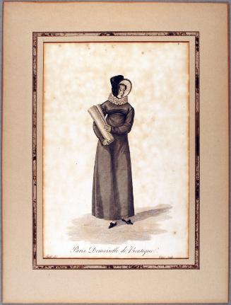 Shop Girl (Demoiselle de Boutique), no. 2 from Costumes d'ouvrières parisiennes. (also known as Ouvrières de Paris)