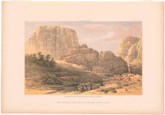The Acropolis (Kusr Faron), Lower End of the Valley, plate 102 from The Holy Land, Syria, Idumea, Arabia, Egypt, and Nubia