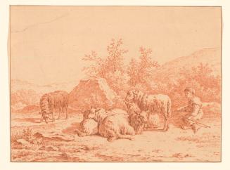 Landscape with Goats