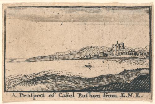 A Prospect of Castel Rushon from E.n. E., from 8 Little Prospects of the Isle of Man