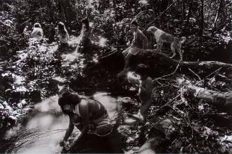 Scene near the Marubo Maronal village. State of Amazonas, Brazil, 1998