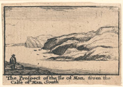 The Prospect of the Isle of Man, from the Calfe of Man, South, from 8 Little Prospects...