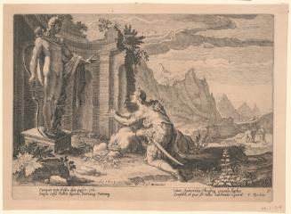 Cadmus in Search for Europa Consults the Oracle at Delphi, from Metamorphoses