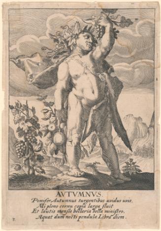 Autumn (Autumnus); Third of Four Plates