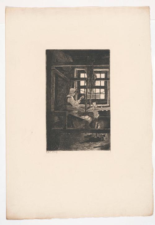 Woman at a Loom