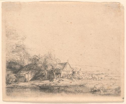 Landscape with a Cow Drinking