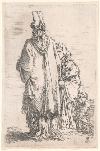 Old Man in Eastern Costume and Two Women