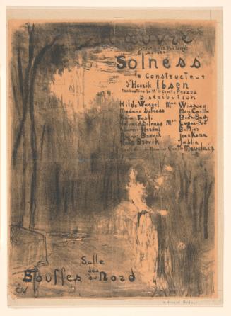 Theater Program for The Master Builder (Bygmester Solness)