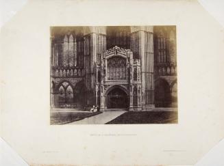 Entrance to Peterborough Cathedral