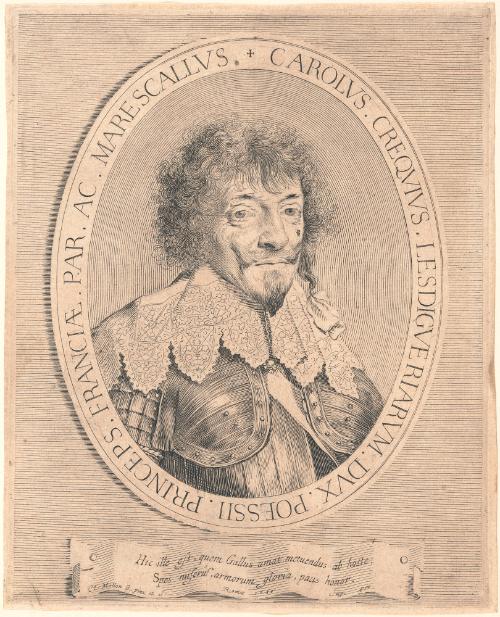 Portrait of Charles De Crequis Lesdigueres, Marshal of France