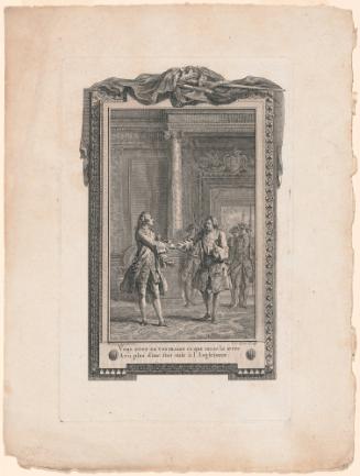 Essex Surrenders his Sword, from 'Le Comte d'Essex' by Thomas Corneille, Act II, scene vii