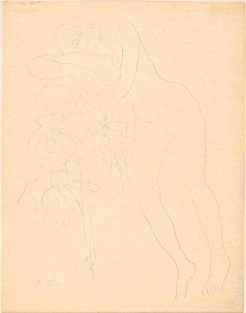 Nude; illustration for "Le Jardin Des Supplices" by Octave Mirabeau