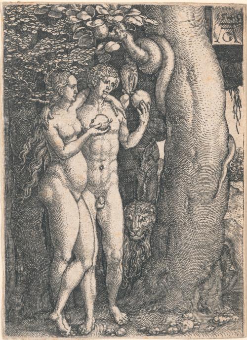 The Temptation by the Serpent, from The Story of Adam and Eve