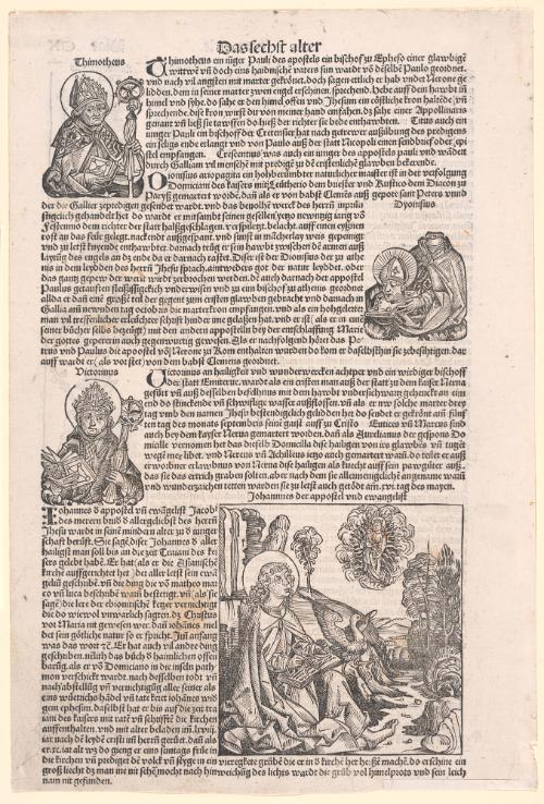 Page from Hartmann Schedel's Nuremberg Chronicle