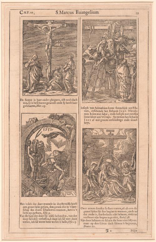 Page 99 and 100  from Dutch New Testement, S. Mark