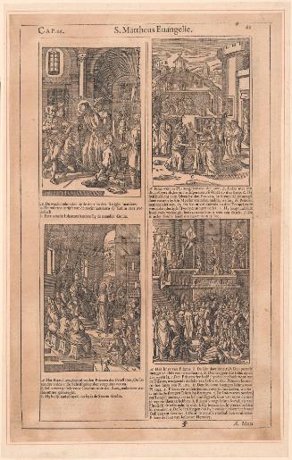 Page 61 & 62 from An Illustrated Dutch New Testament, S. Matthew