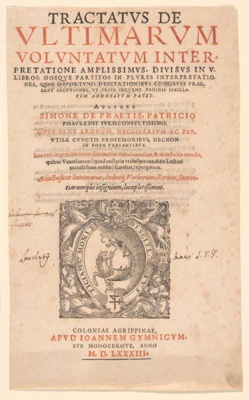 Tractatus De Ultimarum