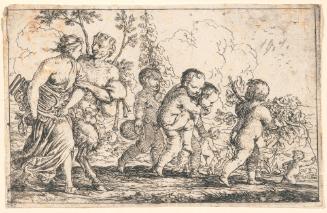 Bacchanal of Children in Procession