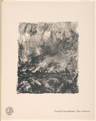 Pax Vobiscum (Peace Be With You), from Portfolio 10 of Krieg Und Kunst, Prints Issued by the Berliner Sezession