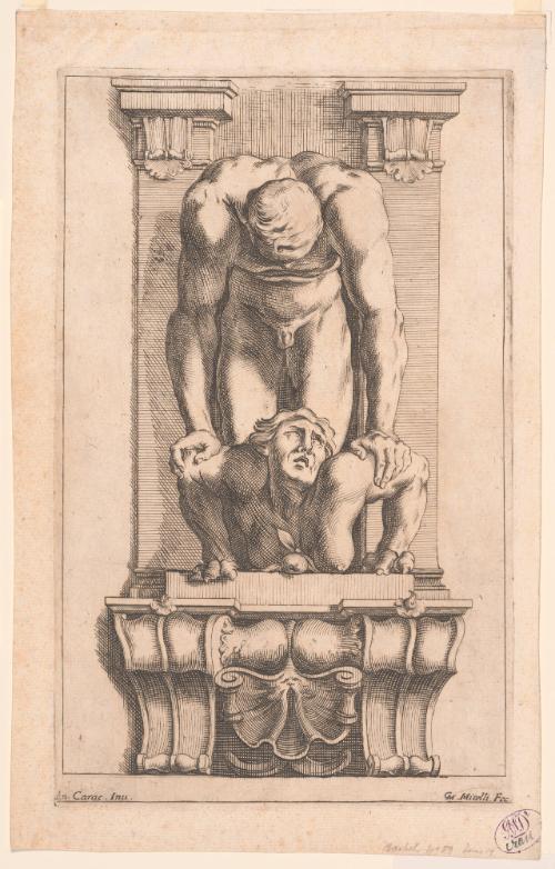 Caryatid with a Man Overcoming a Harpy