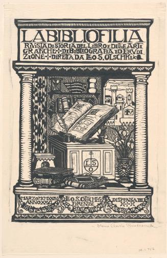 Fronitspiece:  Bibliography of Graphic Arts , by Leo S. Olschki