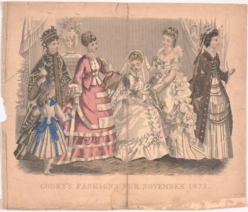 Godey's Fashions for November 1873