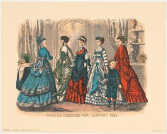 From Godey's Ladies' Book: Godey' S Fashions for January 1869