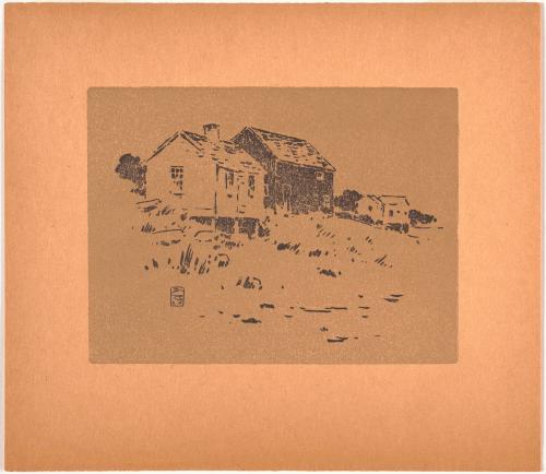 Untitled (Houses on Shore)