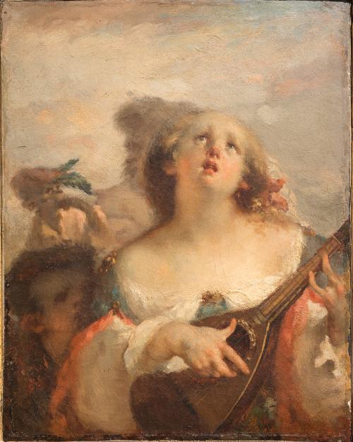 Young Girl with a Mandolin