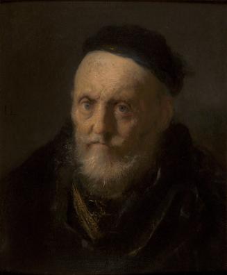 A Bearded Old Man Wearing a Beret