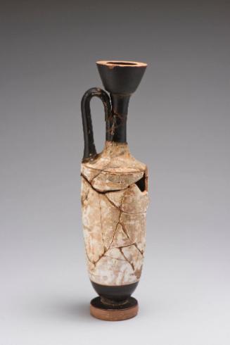 Lekythos, Oil Vase, Funerary Scene