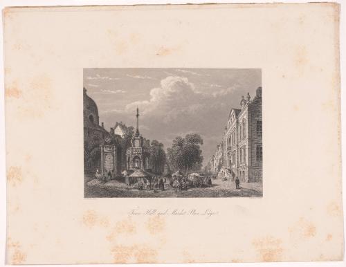 Town Hall and Market Place, Liege