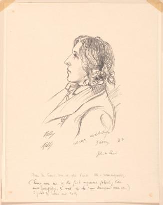 Oscar Wilde After Drawing by T. E. Kelly