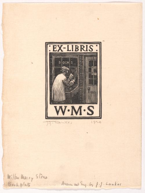 Wilbur Macey Stone Bookplate