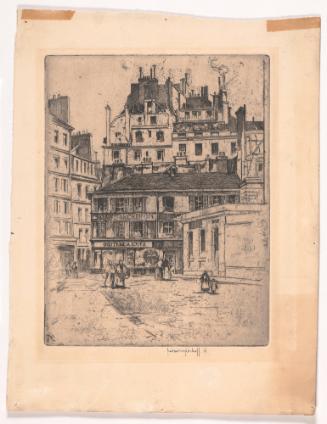 Untitled (Paris Street Scene)