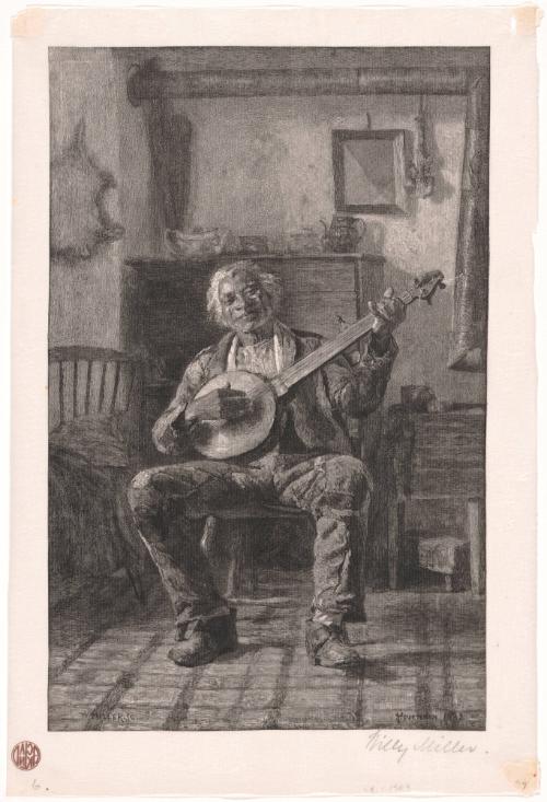 Man Playing Banjo