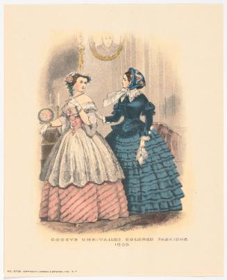 From Godey's Ladies' Book: Godey's Unrivalled Colored Fashions