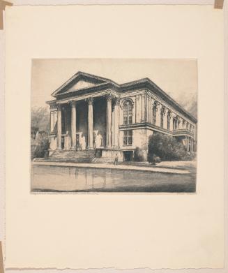City Hall and Auditorium, Wilmington, plate 47 from album 10 of Orr Etchings of North Carolina