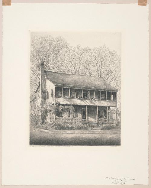 The Louisiana House, New Bern, plate 11 from album 3 of Orr Etchings of North Carolina