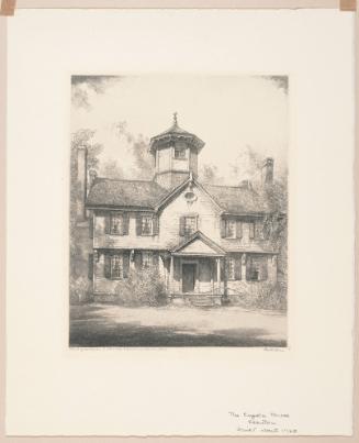 The Cupola House, Edenton, plate 14 from album 3 of Orr Etchings of North Carolina