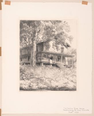 The Rock House, Charlotte, plate 19 from album 4 of Orr Etchings of North Carolina