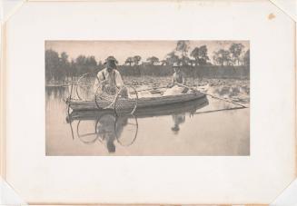 Setting the Bow-net, Plate II from Life and Landscape on the Norfolk Broads