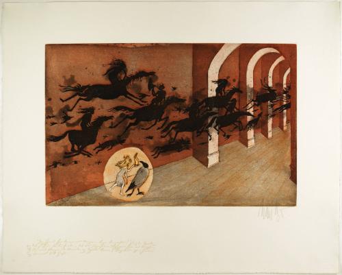 VI: Dream-Shadows in the Palace, from the portfolio Autour de la Reine des Nieges