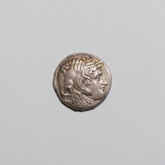 Tetradrachm of Ptolemy (Observe: Alexander; Reverse: Athena)