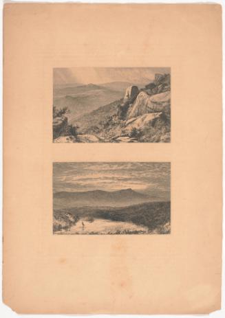 Untitled (Two Mountainous Landscapes)